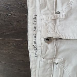 *** SOLD*** Articles of Society skinny white jeans